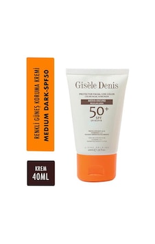 Gisele Denis Yüz İçin Renkli Güneş Koruma Kremi Medium Dark SPF 50 40 ML Gisele Denis Yüz İçin Renkli Güneş Koruma Kremi Medium Dark SPF 50 40 ML