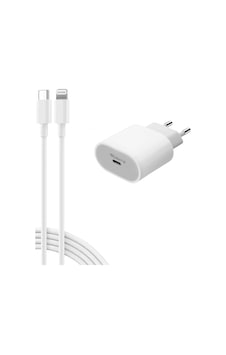 Hm26 Eco Bundle 20w Pd Hızlı Şarj Cihazı + Type-c To Lightning Kablo Apple Uyumlu iPhone , Güvenli Şarj