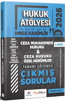 Dizgi Kitap 2026 Hukuk Atölyesi Hakimlik Hmgs Hukuk Mesleklerine Giriş Sınavı Ceza Muhakemesi Hukuku Çıkmış Sorular Dizgi Kitap 2026 Hukuk Atölyesi Hakimlik Hmgs Hukuk Mesleklerine Giriş Sınavı Ceza Muhakemesi Hukuku Çıkmış Sorular
