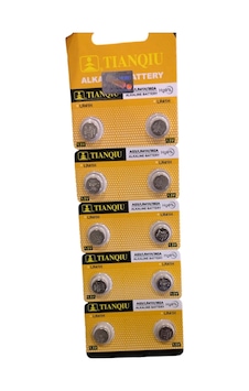 Ag3 Lr41/392 Alkalin 10'lu Düğme Pil