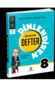 8. Sınıf Din Kültürü Ve Ahlak Bilgisi Dinlendiren Defter Eker Test