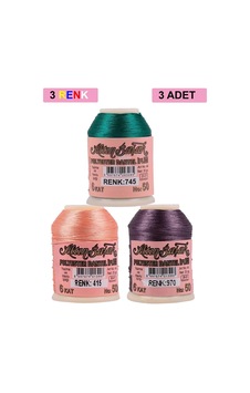 3 Adet Altınbaşak Oya Ve Dantel İpi 20 Gr - Royaleks - No: 415 - 970 - 745 3 Adet Altınbaşak Oya Ve Dantel İpi 20 Gr - Royaleks - No: 415 - 970 - 745