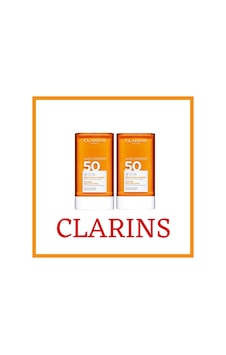 Clarins Invisible Sun Care Stick SPF50+ 2 x 17 G Clarins Invisible Sun Care Stick SPF50+ 2 x 17 G