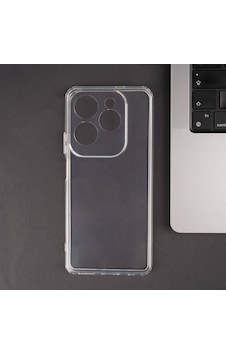 Zore İnfinix Hot 40 Pro Kılıf Omsy 2mm Anti Shock Silikon - Şeffaf