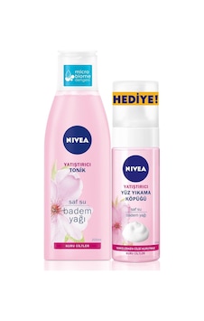 Nivea Kuru Ciltler İçin Yatıştırıcı Yüz Yıkama Köpüğü 150 ML + Badem Yağlı Yatıştırıcı Tonik 200 ML Nivea Kuru Ciltler İçin Yatıştırıcı Yüz Yıkama Köpüğü 150 ML + Badem Yağlı Yatıştırıcı Tonik 200 ML