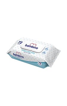 Bambino Alkolsüz Islak Havlu 72'Li Mavi Bambino Alkolsüz Islak Havlu 72'Li Mavi