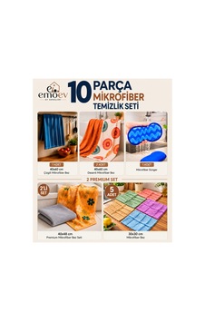 Mikrofiber Temizlik Seti 30x30 40x48 40x60 Cm Cam, Mutfak, Tezgah Ve Çok Amaçlı Temizlik Bezi + Sünger Diğer Mikrofiber Temizlik Seti 30x30 40x48 40x60 Cm Cam, Mutfak, Tezgah Ve Çok Amaçlı Temizlik Bezi + Sünger Diğer