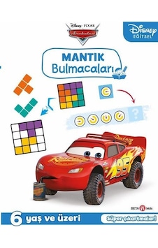 Disney Eğitsel Pixar Arabalar Çıkartmalı Mantık Bulmacaları 6+Yaş- Beta Kids Disney Eğitsel Pixar Arabalar Çıkartmalı Mantık Bulmacaları 6+Yaş- Beta Kids