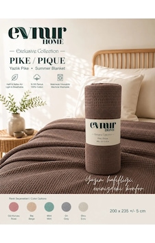 Evnur Home Lüks Pike Çift Kişilik 200x235 Koyu Kahve Evnur Home Lüks Pike Çift Kişilik 200x235 Koyu Kahve