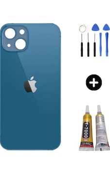 Apple Uyumlu iPhone 13 Arka Pil Batarya Kapak Mavi + Montaj Seti Apple Uyumlu iPhone 13 Arka Pil Batarya Kapak Mavi + Montaj Seti