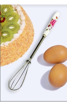 3'lü Porselen Saplı Mini Çırpıcı Süt Yumurta Çırpıcı Renkli Diğer