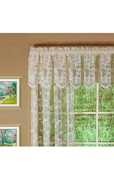 Curtain Çiçekli Asma Panel 160 Cm, Fildişi, 60 G X 63 U 50 x 22 Curtain Çiçekli Asma Panel 160 Cm, Fildişi, 60 G X 63 U 50 x 22