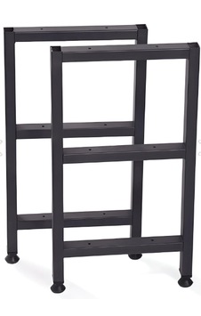Metal Bank Sehpa Yan Sehpa Ayağı 2 Adet Ayak 42 Cm Mobilya Ayağı Siyah