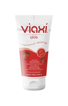 Viaxi Glide Çilek Aromalı Su Bazlı Kayganlaştırıcı Jel 100 ML