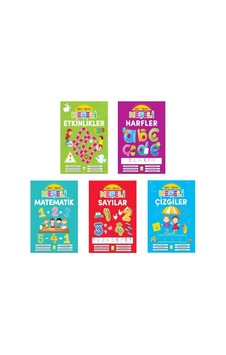 Okul Öncesi Neşeli Etkinlikler Seti 5 Kitap Okul Öncesi Neşeli Etkinlikler Seti 5 Kitap