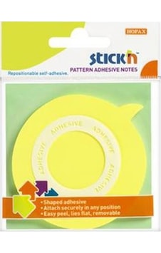 Stıckn Balon Şekilli 70x70 MM Sarı 50 Yaprak Not Kağıdı 4-2154400 Stıckn Balon Şekilli 70x70 MM Sarı 50 Yaprak Not Kağıdı 4-2154400