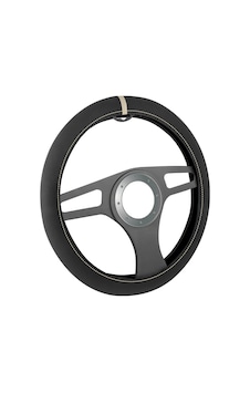Automix Direksiyon Kılıf Alcantara Tek Çizgi Krem