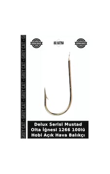 Delux Serisi Mustad Olta İğnesi 1266 100lü Hobi Açık Hava Balıkçı No:6 Delux Serisi Mustad Olta İğnesi 1266 100lü Hobi Açık Hava Balıkçı No:6