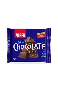 Züber Crispy Pirinç Patlaklı Çikolata 35 G 2'li Paket