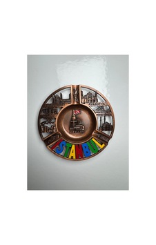 İstanbul Temalı Metal Küllük Kabartma Figürlü Dekoratif Tasarım Gold, Bakır, Gümüş 784533499 İstanbul Temalı Metal Küllük Kabartma Figürlü Dekoratif Tasarım Gold, Bakır, Gümüş 784533499