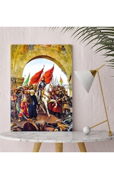 Bk Home Istanbul'Un Fethi Fatih Sultan Mehmet Tasarımlı Kanvas Ta (551088802)