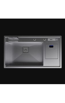 Inox 86x49 Tek Göz Çöp Kovalı Paslanmaz Çelik Eviye Renkli Inox 86x49 Tek Göz Çöp Kovalı Paslanmaz Çelik Eviye Renkli