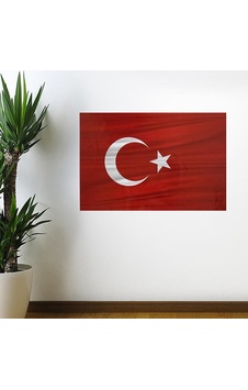 Buffer Dalgalanma Efektli Manyetik Duvar Stickerı Türk Bayrağı 75 X 50 Cm Renkli Buffer Dalgalanma Efektli Manyetik Duvar Stickerı Türk Bayrağı 75 X 50 Cm Renkli