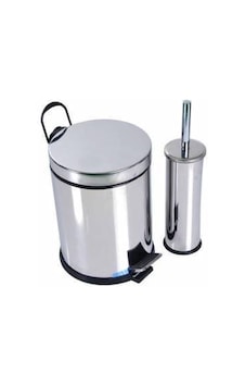 Metal Çöp Kutusu Çöp Kovası Çöp Tenekesi 5 Litre Pedallı Ve Wc Tu Metal Çöp Kutusu Çöp Kovası Çöp Tenekesi 5 Litre Pedallı Ve Wc Tu