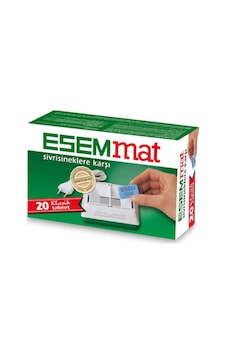 Esemmat Sivrisinek Kovucu Klasik 3 x 20 Tablet Esemmat Sivrisinek Kovucu Klasik 3 x 20 Tablet