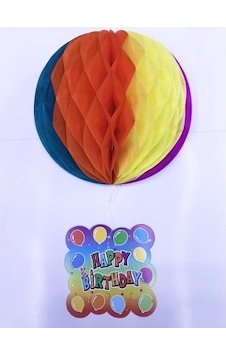 Happy Birthday Kağıt Süsü 55 Cm Happy Birthday Kağıt Süsü 55 Cm