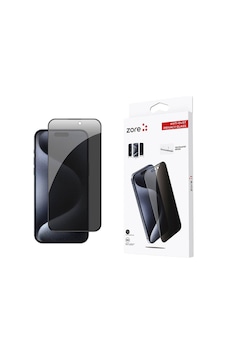 İphone 15 Pro Max Uyumlu Hayalet Ekran Koruyucu Anti-dust Temperli Cam - Siyah - T29750 İphone 15 Pro Max Uyumlu Hayalet Ekran Koruyucu Anti-dust Temperli Cam - Siyah - T29750