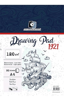 Alex Schoeller Drawing Pad A4 30yp 120gr Alex Schoeller Drawing Pad A4 30yp 120gr