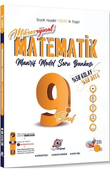 Orijinal Mikro 9. Sınıf Matematik Maarif Model Soru Bankası Orijinal Mikro 9. Sınıf Matematik Maarif Model Soru Bankası