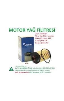 Ssangyong Rodius 2 Yağ Filtresi 2.0 Xdi 2013 İle 2019 Arası Ssangyong Rodius 2 Yağ Filtresi 2.0 Xdi 2013 İle 2019 Arası