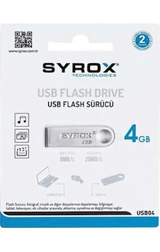 Syrox Usb Flash Bellek Metal 4gb Syrox Usb Flash Bellek Metal 4gb