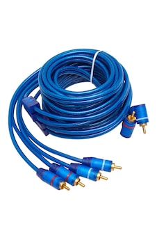 Powermaster Pm-425 2 Rca Erkek + 4 Rca Erkek Şaseli 5 Metre Mavi Kablo-5247 Powermaster Pm-425 2 Rca Erkek + 4 Rca Erkek Şaseli 5 Metre Mavi Kablo-5247