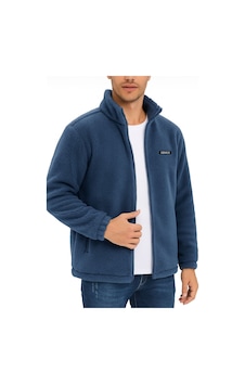 Genius Store Oversize Peluş Sweatshirt Erkek Polar Sweatshirt Erkek Sweatshirt Oversıze-peluss İndigo