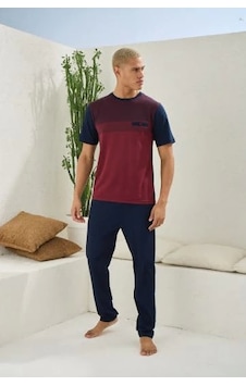 Moon Wear Erkek 2094 Erkek O Yaka Pijama Takım Bordo Moon Wear Erkek 2094 Erkek O Yaka Pijama Takım Bordo