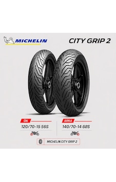 Michelin City Grip 2 120/70-15 56s - 140/70-14 68s Ön Arka Motosiklet Lastik Takımı Michelin City Grip 2 120/70-15 56s - 140/70-14 68s Ön Arka Motosiklet Lastik Takımı