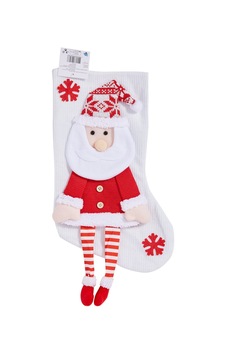 Snow Angels Yılbaşı Dekorasyon Çorabı H-39263a/b Snow Angels Yılbaşı Dekorasyon Çorabı H-39263a/b