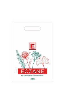 Lotus Baskılı El Geçme Eczane Poşeti 10 KG 1000'li 30 x 40 CM Lotus Baskılı El Geçme Eczane Poşeti 10 KG 1000'li 30 x 40 CM