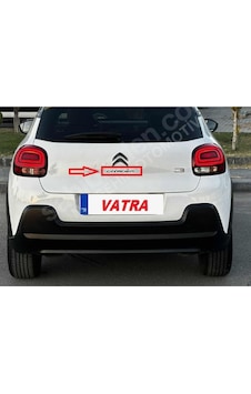 C3 1.6 Vti Exclusive Uyumlu Citroen Krom Bagaj Yazısı 3m 3d Abs C3 1.6 Vti Exclusive Uyumlu Citroen Krom Bagaj Yazısı 3m 3d Abs