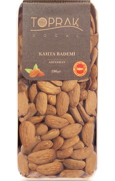 Toprak Doğal Adıyaman Kahta Bademi 190 G Toprak Doğal Adıyaman Kahta Bademi 190 G