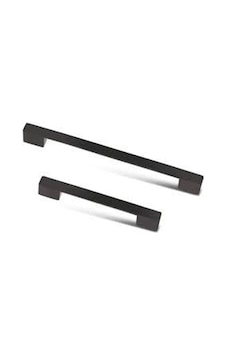 Atsız-Aksesuar 9 Adet 96 Mm - 128 Mm Siyah Köprü Kulp Kulp Ve Vidalar Dahil