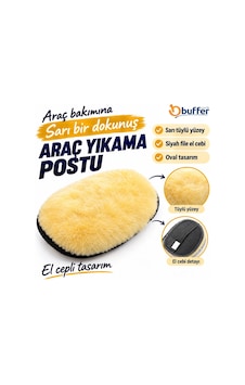 Buffer Sarı El Cepli Araç Yıkama Ve Parlatma Postu, Siyah File Cepli Oval Oto Temizlik Eldiveni, Tüylü Yüzeyli Araç Dış Buffer Sarı El Cepli Araç Yıkama Ve Parlatma Postu, Siyah File Cepli Oval Oto Temizlik Eldiveni, Tüylü Yüzeyli Araç Dış