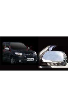 Hyundai Santa Fe 2006 2009 Ayna Kapağı Abs Krom