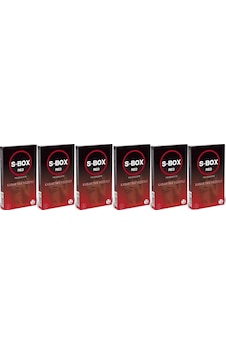 S-Box Red Kabartmalı Prezervatif 12'li x 6 S-Box Red Kabartmalı Prezervatif 12'li x 6