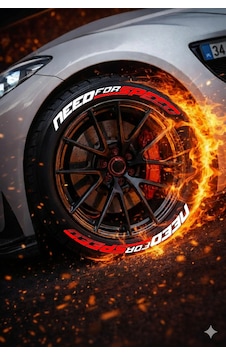 4 adet Needforspeed Araba/Motosiklet Lastik Yazısı / 4 adet Needforspeed Araba/Motosiklet Lastik Yazısı /