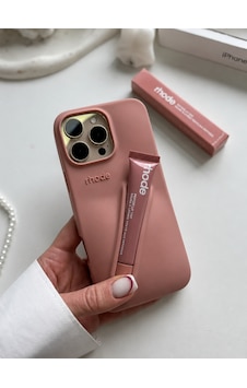 Apple iPhone 13 Pro Max Uyumlu Lip Case Ruj Bölmeli Rujlu Kılıf Toast Şeffaf Apple iPhone 13 Pro Max Uyumlu Lip Case Ruj Bölmeli Rujlu Kılıf Toast Şeffaf
