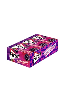 First Sensations Ahududu & Karadut Aromalı Sakız 12 x 27 G